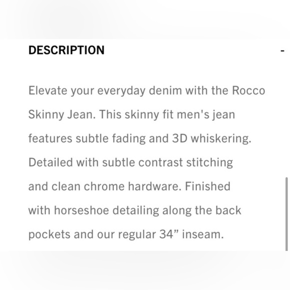 True Religion Rocco Relaxed Skinny Jeans 31 x 34” - Picture 5 of 14